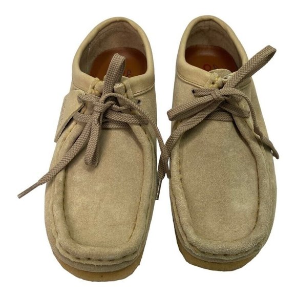 PB10 Clarks Original Suede Wallabee Natural Crepe Soles Women's 6M - Picture 2 of 8